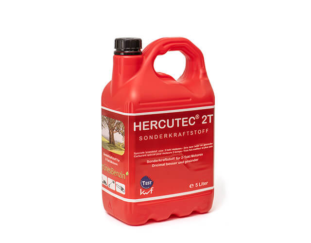 Special fuel HERCUTEC 2T for two-stroke engines 5 liter